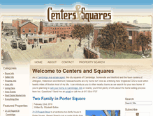 Tablet Screenshot of centersandsquares.com